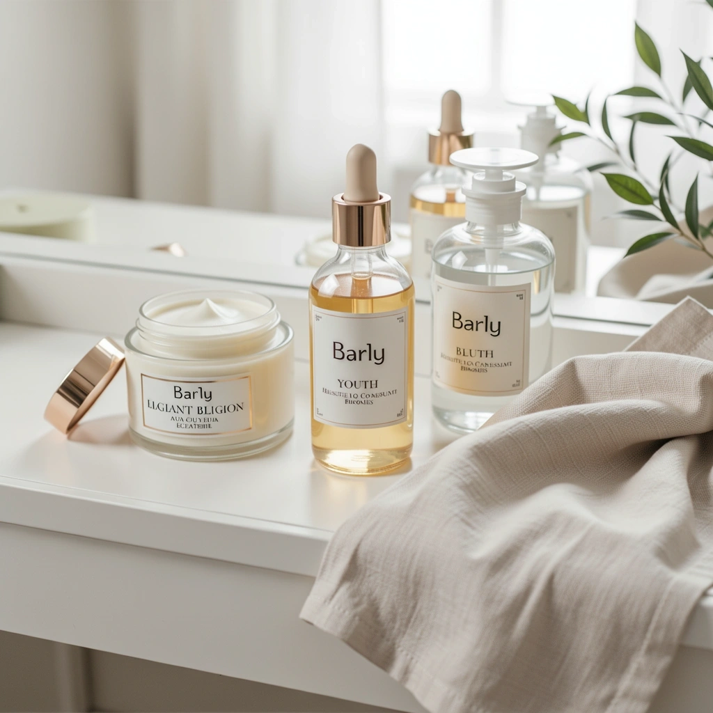 Beauty and youth products assortment