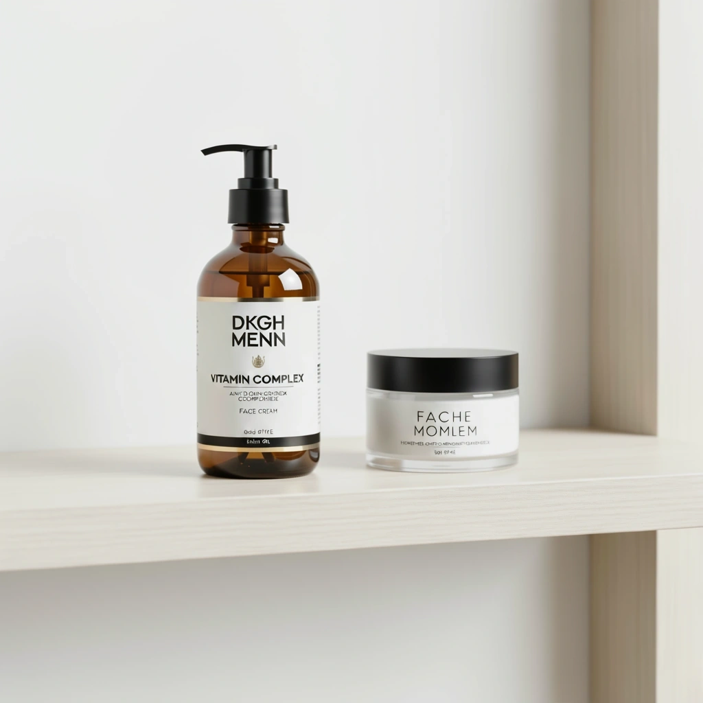 Men's vitamin complex and facial care